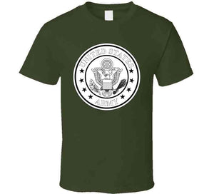 Emblem - United States Army - Blk Stars - Bw X 300 T Shirt