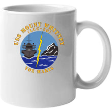 Load image into Gallery viewer, Navy - Uss Mount Whitney (lcc20) - Vox Maris Wo Border X 300 T Shirt
