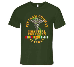 Usn  - Usmc - Vietnam Combat Veteran Hospital Corpsman  X 300 Long Sleeve T Shirt