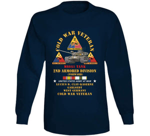 Army - Cold War Vet - 2nd Armored Division - Lucius D. Clay Kaserne, Garlstedt, Germany - M60a1 Tank W Cold Svc X 300 Hoodie