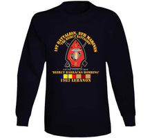 Load image into Gallery viewer, Usmc - 1st Bn, 8th Marines - Beirut Barracks Bombing W Svc Wo Ndsm Hoodie
