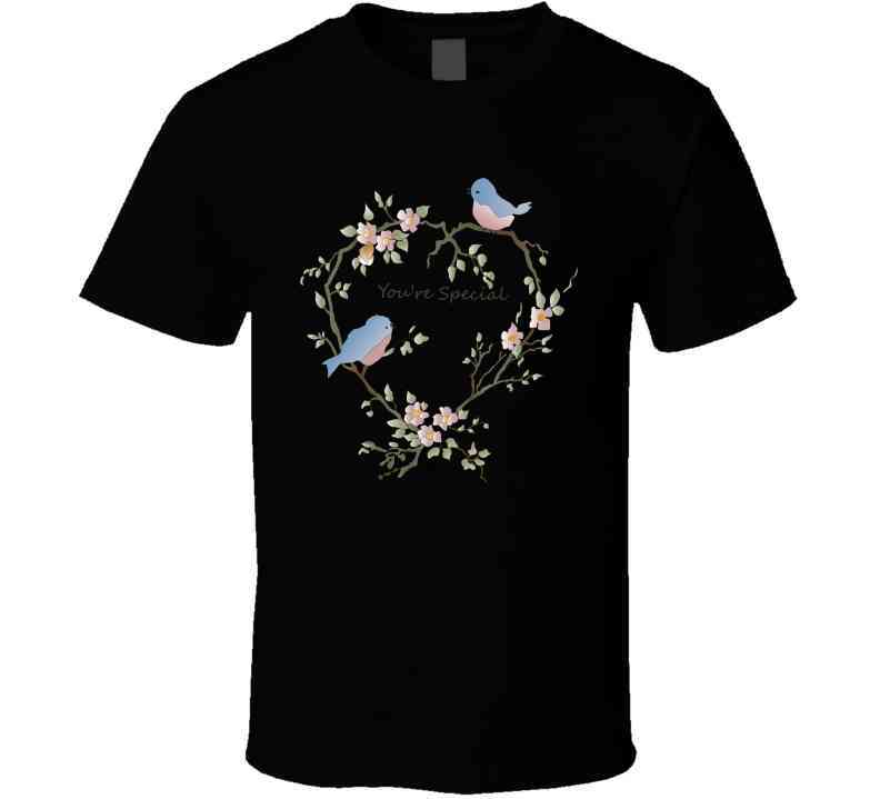 Birds - You Are Special On White T Shirt
