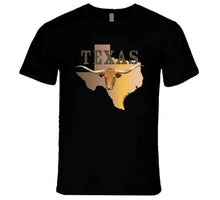 Load image into Gallery viewer, Texas - Rattler Skin -texas State Map W Longhorn  X 300 T Shirt
