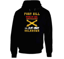 Load image into Gallery viewer, Army - Fort Sill, Home Of Artillery W Cassion - Gold X 300 T Shirt
