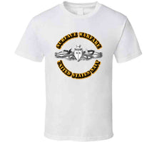 Load image into Gallery viewer, Navy - Surface Warfare Badge - Silver T Shirt
