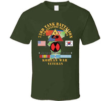 Load image into Gallery viewer, Army - 73rd Tank Battalion, 7th Infantry Div - Vs Nk - China, Korean War W Korea Map Green X 300 Classic T Shirt, Crewneck Sweatshirt, Hoodie, Long Sleeve, Mug
