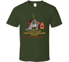 Load image into Gallery viewer, Army -  1st Bn, 32nd Far, Proud Americans - Mgm 52 - Lance  - Short X 300 T Shirt
