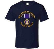 Load image into Gallery viewer, Wounded In Action - Purple Heart Hoodie
