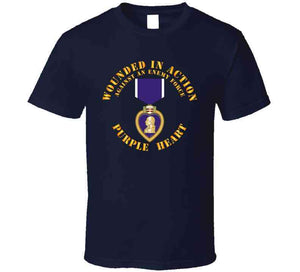 Wounded In Action - Purple Heart Hoodie