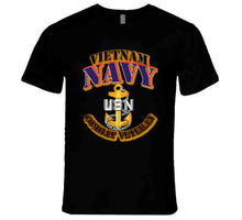 Load image into Gallery viewer, NAVY - CPO - VIetnam - Combat Vet T Shirt
