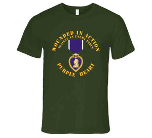 Wounded In Action - Purple Heart Hoodie