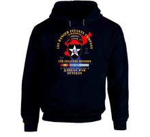 Load image into Gallery viewer, Army - 1st Ranger Inf Company - 2nd Id W Map W Korea Svc X 300 T Shirt

