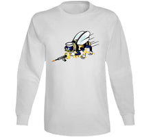 Load image into Gallery viewer, Navy - Seabee - Bee Only  - No Shadow X 300 T Shirt
