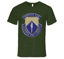 Load image into Gallery viewer, DUI - 277th Aviation Support Battalion w SVC Ribbon T Shirt
