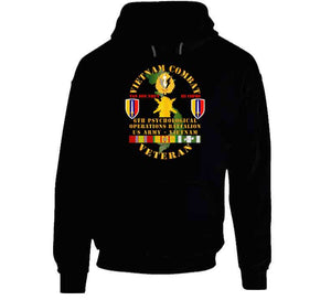 Army - Vietnam Combat Vet - 6th Psyops Bn - Usarv W Vn Svc V1 Hoodie