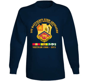 Army - 1st Bn 83rd Artillery - Vietnam 1966 - 1971 W Vn Svc T Shirt