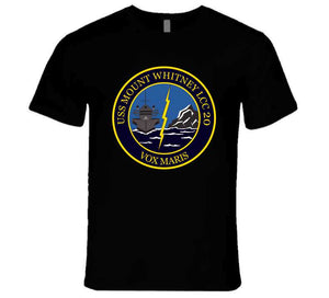 Navy - Uss Mount Whitney (lcc20) - Vox Maris Wo Txt X 300 T Shirt