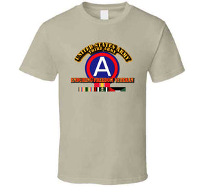 Third Army - Enduring Freedom Veteran T Shirt