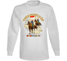 Load image into Gallery viewer, Army - Buffalo Soldiers In Iraq - Oif - Cavalrymen At War  W Iraq Svc - No Vet T Shirt
