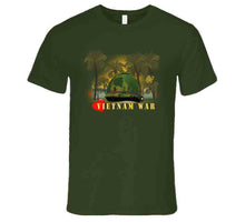 Load image into Gallery viewer, Vietnam Era Helmet Cover - Me Love You Long Time Gi W Jungle - Fire W Txt X 300 (1) T Shirt
