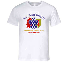 Load image into Gallery viewer, Army - 1st Bde Combat Tm - Devils Brigade - 1st Infantry Div T Shirt
