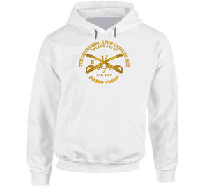 Army - 7th Squadron, 17th Cavalry Regiment, Bravo Troop "Blackjack" - T Shirt, Premium and Hoodie