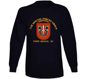 Army - 7th Special Forces Group W Flash - Fbnc T Shirt