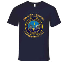 Load image into Gallery viewer, Navy - Uss Mount Whitney (lcc-20) X 300 T Shirt
