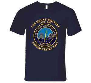 Navy - Uss Mount Whitney (lcc-20) X 300 T Shirt