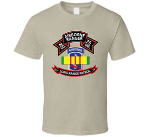 N Co 75th Ranger - 173rd Airborne Brigade - VN Ribbon - LRSD T Shirt