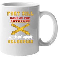 Load image into Gallery viewer, Army - Fort Sill, Home Of Artillery W Cassion - Gold X 300 T Shirt

