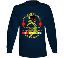 Load image into Gallery viewer, Army - Vietnam Combat Veteran W 5th Military Police Co W 5th Id T Shirt
