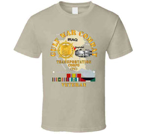 Army - Gulf War Combat Vet  - Transportation Corps X 300 T Shirt