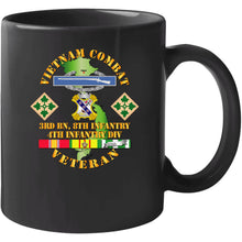 Load image into Gallery viewer, Army - Vietnam Combat Infantry Veteran w 3rd Bn 8th Inf - 4th ID SSI - T-Shirt
