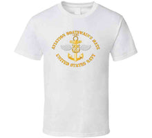 Load image into Gallery viewer, Navy - Rate - Aviation Boatswain&#39;s Mate Pin with Text - T Shirt, Premium and Hoodie

