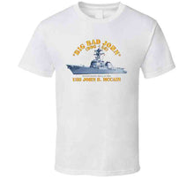 Load image into Gallery viewer, Navy - Destroyer - Uss John S Mccain - Big Bad John T Shirt
