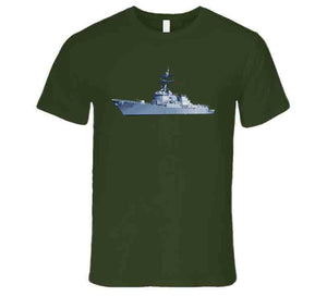 Navy - Destroyer - Uss John S Mccain -  Ship Only Wo Txt T Shirt