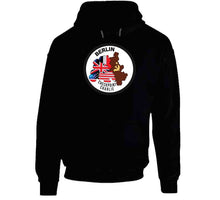 Load image into Gallery viewer, Berlin - Checkpoint Charlie - Round - Bright X 300 Hoodie
