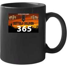 Load image into Gallery viewer, Us Army - Buffalo Soldier - 365 W Buffalo Head Center X 300 T Shirt

