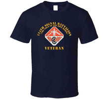 Load image into Gallery viewer, Army - 124th Signal Bn - The Voice Of The Iron Horse - Ssi - Veteran  X 300 T Shirt
