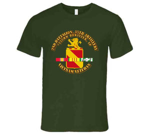 2nd Battalion, 35th Artillery w SVC Ribbon T Shirt