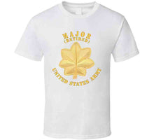 Load image into Gallery viewer, Army - Major - Maj - Retired - V1 T Shirt
