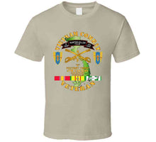 Load image into Gallery viewer, Army - Vietnam Combat Veteran - F Troop 4th Cav Hunt Kill W Svc T Shirt
