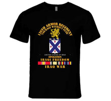 Load image into Gallery viewer, Army - 126th Armor Regiment - W Iraq Svc Ribbons - Oif - T Shirt
