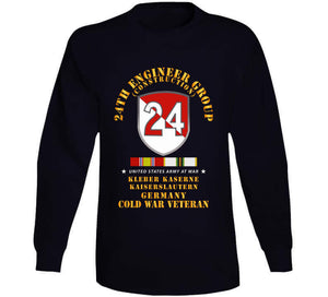 Army -  24th Engineer Group (construction) - Kaiserslautern, Germany 1954 - 1972- W Cold War Svc X 300 T Shirt