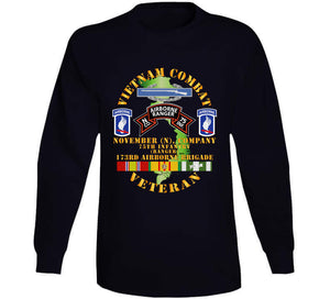 Army - Vietnam Combat Vet - N Co 75th Infantry (ranger) - 173rd Airborne Bde Ssi T Shirt