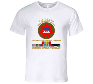 Army - Vii Corps - Us Central Command - Desert Storm Veteran T Shirt