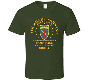 Army - 4th Missile Command - Camp Page - K-47 Air Base - Chuncheon, Korea X 300 T Shirt