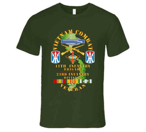 Army - Vietnam Combat Infantry Vet W 11th Inf Bde (light) - Ssi X 300 T Shirt