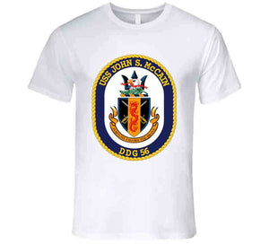 Navy - Uss John S. Mccain (ddg-56) Wo Txt T Shirt